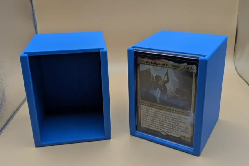 Deckbox Commander MTG (Bleu, ​Non)